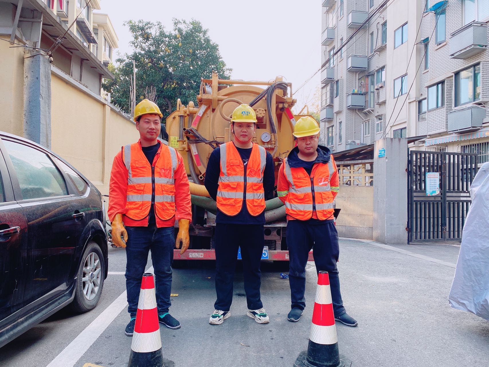 永定南京某小区管道清淤检测施工